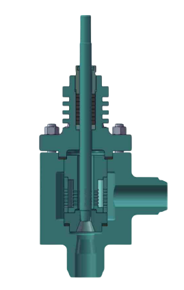 Cage Guided Multi-Stage Pressure Drop